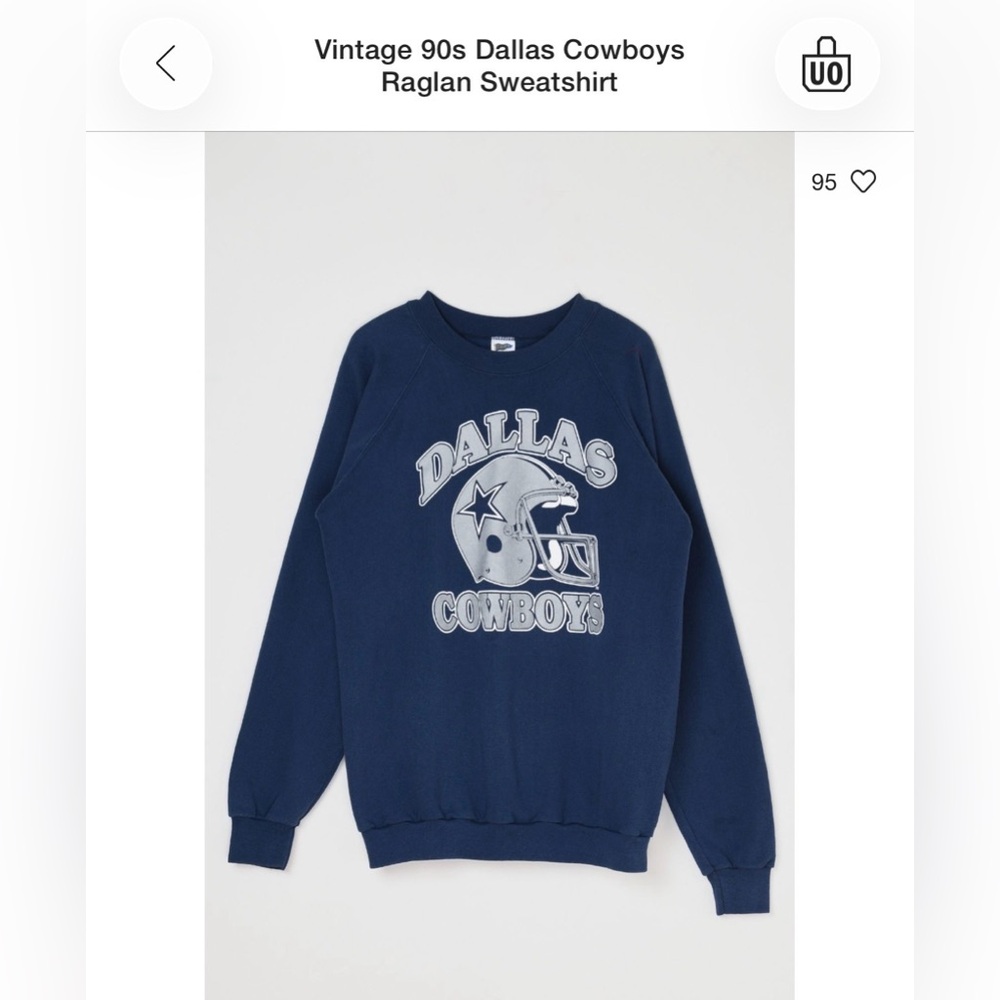 Vintage Dallas cowboys 90’s sweater size XL